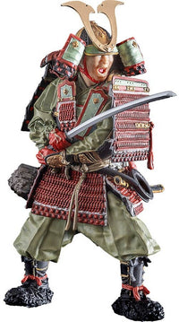 Plamax Kamakura Period Armored Warrior 1/12 Scale Figure Model Kit | 4545784012758