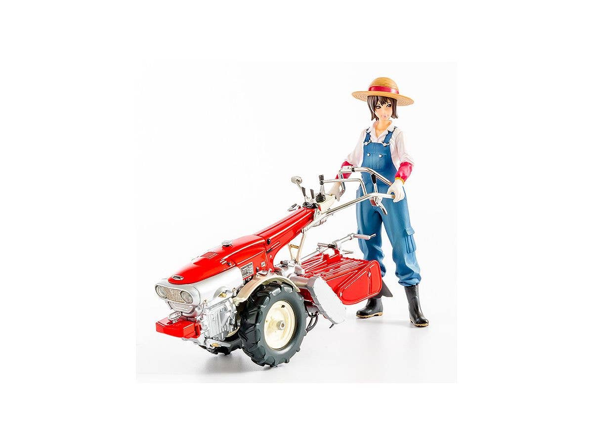 Plamax MF-21: Minimum Factory Minori with Honda F90 Tiller (4th-Run) 1/20 Scale Figure Model Kit | 4545784012857