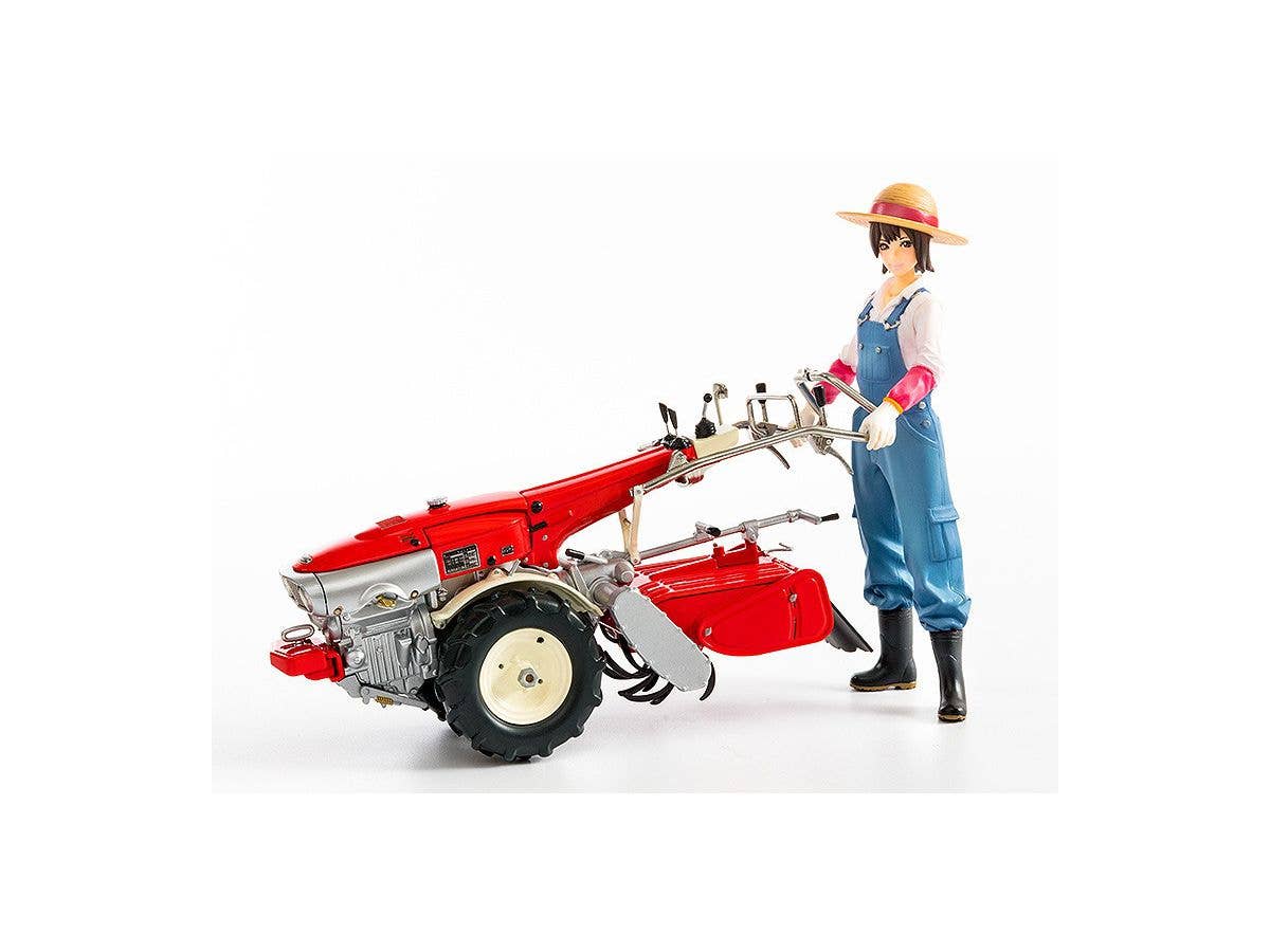 Plamax MF-21: Minimum Factory Minori with Honda F90 Tiller (4th-Run) 1/20 Scale Figure Model Kit | 4545784012857