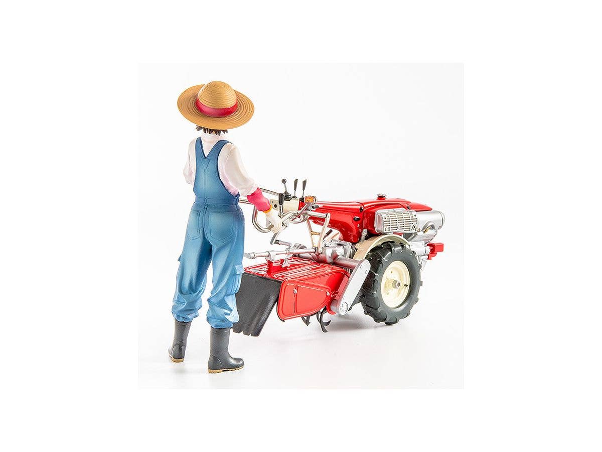 Plamax MF-21: Minimum Factory Minori with Honda F90 Tiller (4th-Run) 1/20 Scale Figure Model Kit | 4545784012857