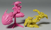 Gunbuster Series Plamax MF-64: Minimum Factory Gunbuster Super Inazuma Kick/RX-7 Inazuma Kick Effect Color Ver. Model Kit | 4545784013083