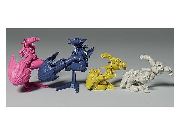 Gunbuster Series Plamax MF-65: Minimum Factory Gunbuster Super Inazuma Kick/RX-7 Inazuma Kick Buster Machine Color Ver. Model Kit | 4545784013090