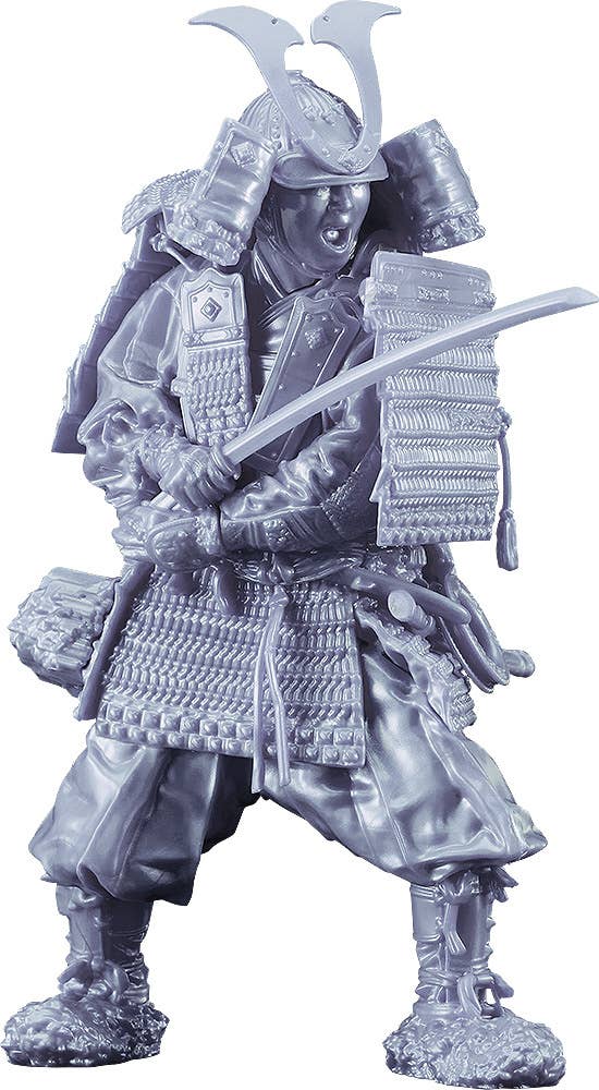 PLAMAX 1/12 Kamakura Period Armored Warrior: Silver Color Edition | 4545784014660
