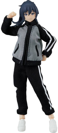 figma Female Body (Makoto) with Tracksuit + Tracksuit Skirt Outfit | 4545784068755