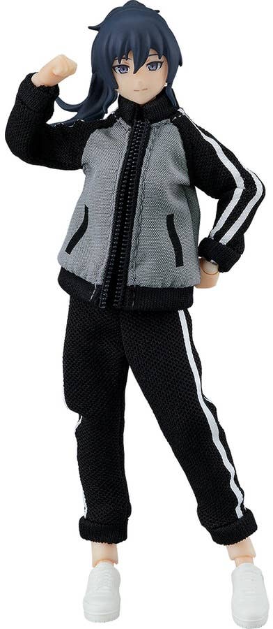 figma Female Body (Makoto) with Tracksuit + Tracksuit Skirt Outfit | 4545784068755