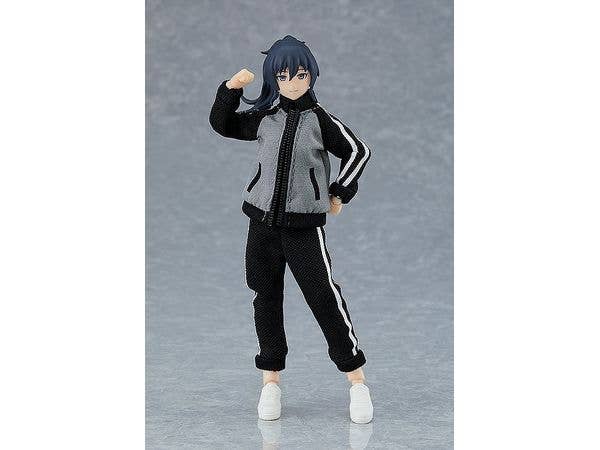 figma Female Body (Makoto) with Tracksuit + Tracksuit Skirt Outfit | 4545784068755