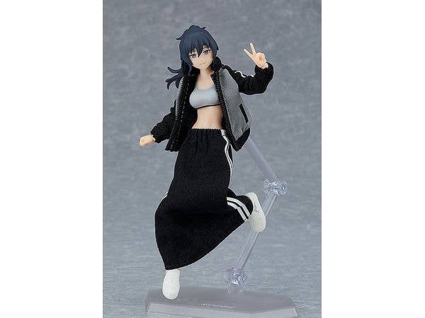 figma Female Body (Makoto) with Tracksuit + Tracksuit Skirt Outfit | 4545784068755