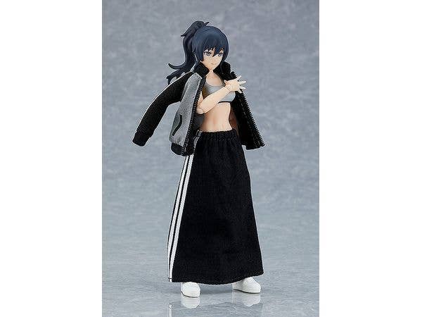 figma Female Body (Makoto) with Tracksuit + Tracksuit Skirt Outfit | 4545784068755