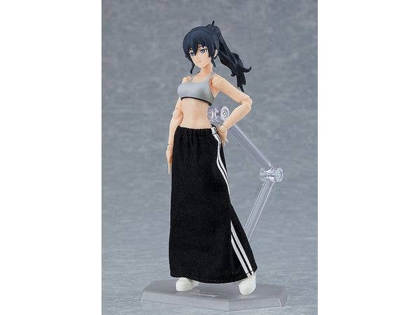 figma Female Body (Makoto) with Tracksuit + Tracksuit Skirt Outfit | 4545784068755