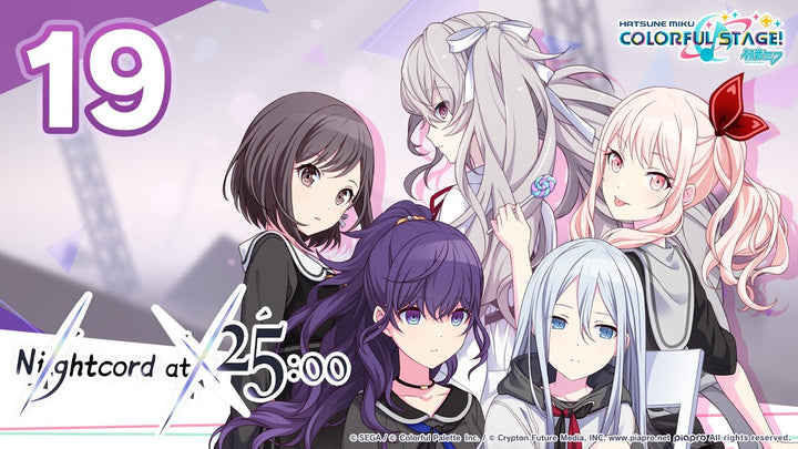 WS HATSUNE MIKU COLORFUL STAGE! NIGHTCORD AT 25:00 | 8885021120829