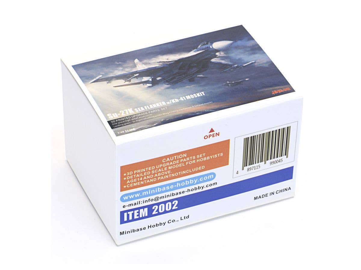 Minibase 1/48 3D Printed Upgrade Parts Set For Su-27K Sea Flanker W/Kh-41 Moskit | 4897115990045