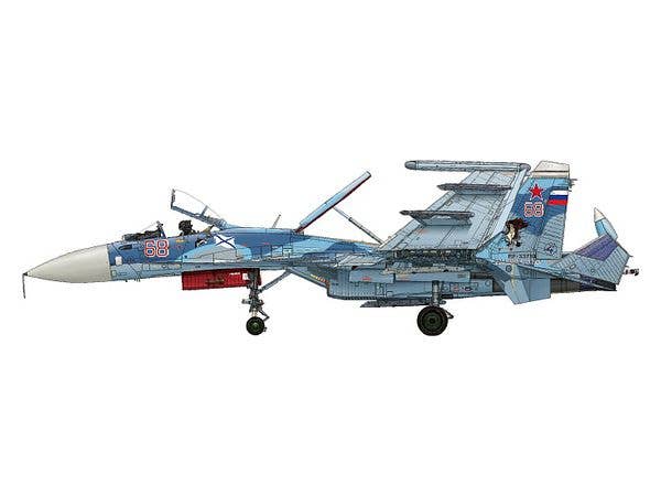 Minibase 1/48 SU-33 Flanker-D, Russian Navy Carrier-Borne Fighter Aircraft | 4897115990021
