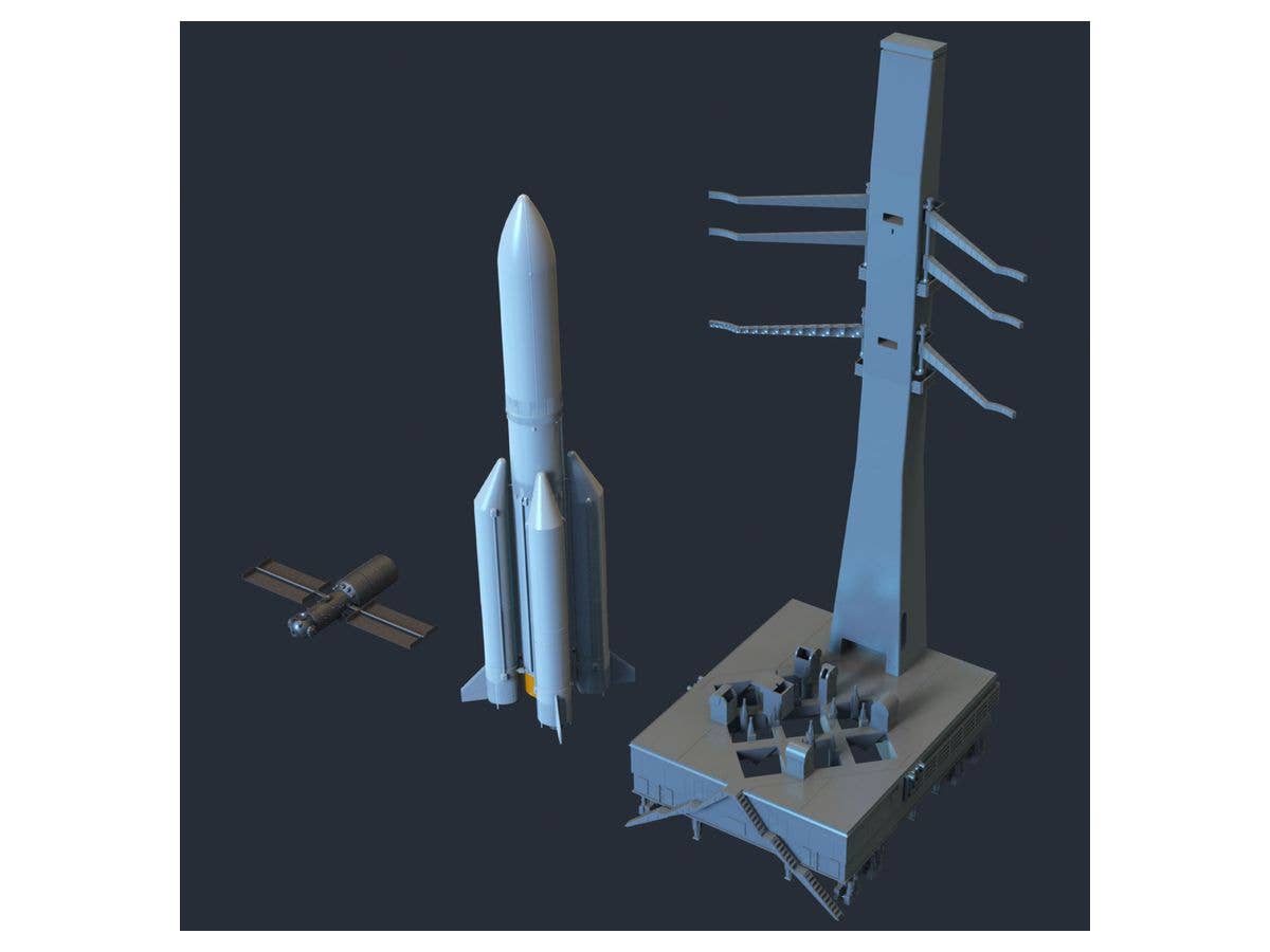 Magic Factory 1/200 CZ-5B HLV & Mobile Launcher Platform, Rocket | 6974715830020