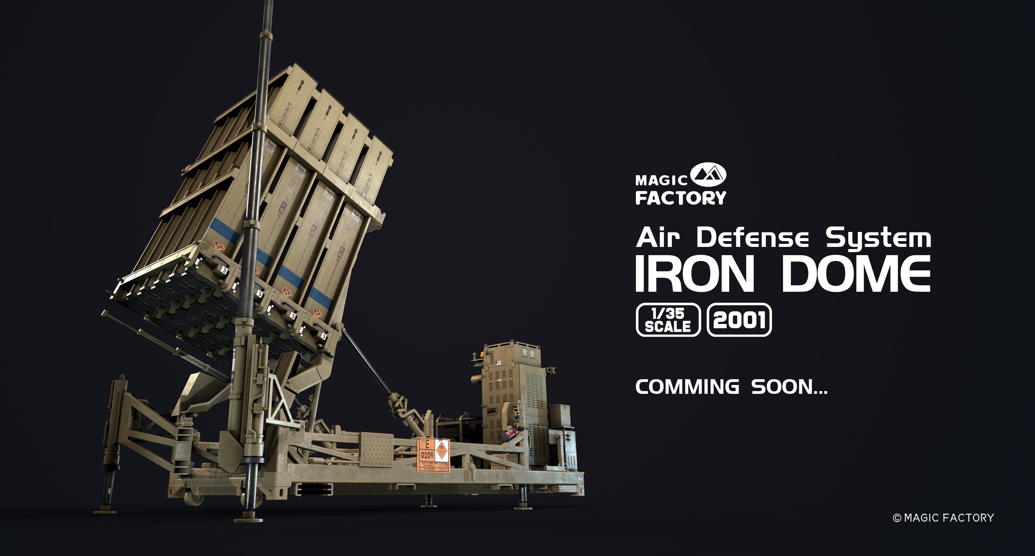Magic Factory 1/35 Air Defense System "Iron Dome", Military Vehicle | 6974715830112