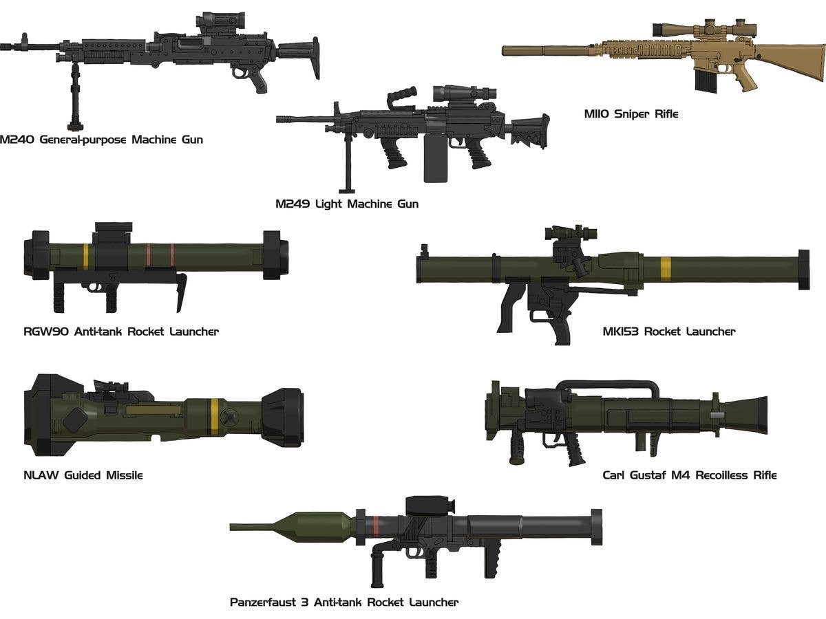 Magic Factory 1/35 NATO Individual  Weapon Set A | 6974715830068