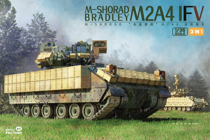 Magic Factory 1/35 M-Shorad M2A4 Bradley IFV (3-in-1) | 6974715830136