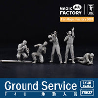 Magic Factory 1/48 Ground Service Crew Set (3D printed) | 6974715830204