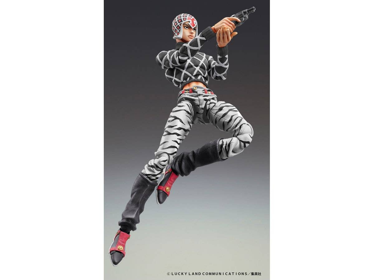 Medicos Entertainment Jojo's Bizarre Adventure Part 5 Golden Wind Series Guido Mista & SP Black Ver. Chozokado Figure | 4582638239404