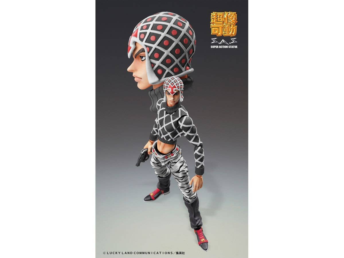 Medicos Entertainment Jojo's Bizarre Adventure Part 5 Golden Wind Series Guido Mista & SP Black Ver. Chozokado Figure | 4582638239404