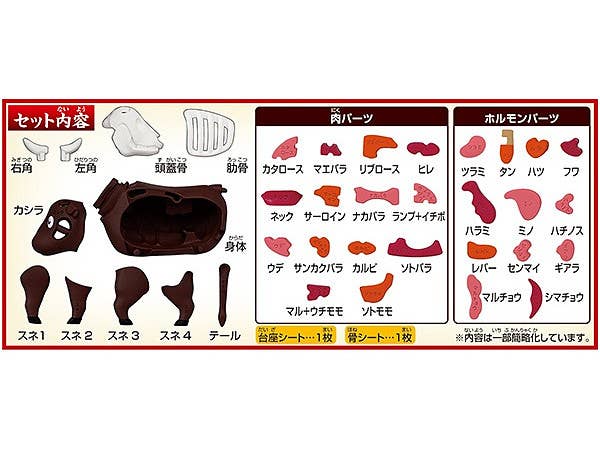Megahouse Kaitai Puzzle, Beef Puzzle | 4975430511241