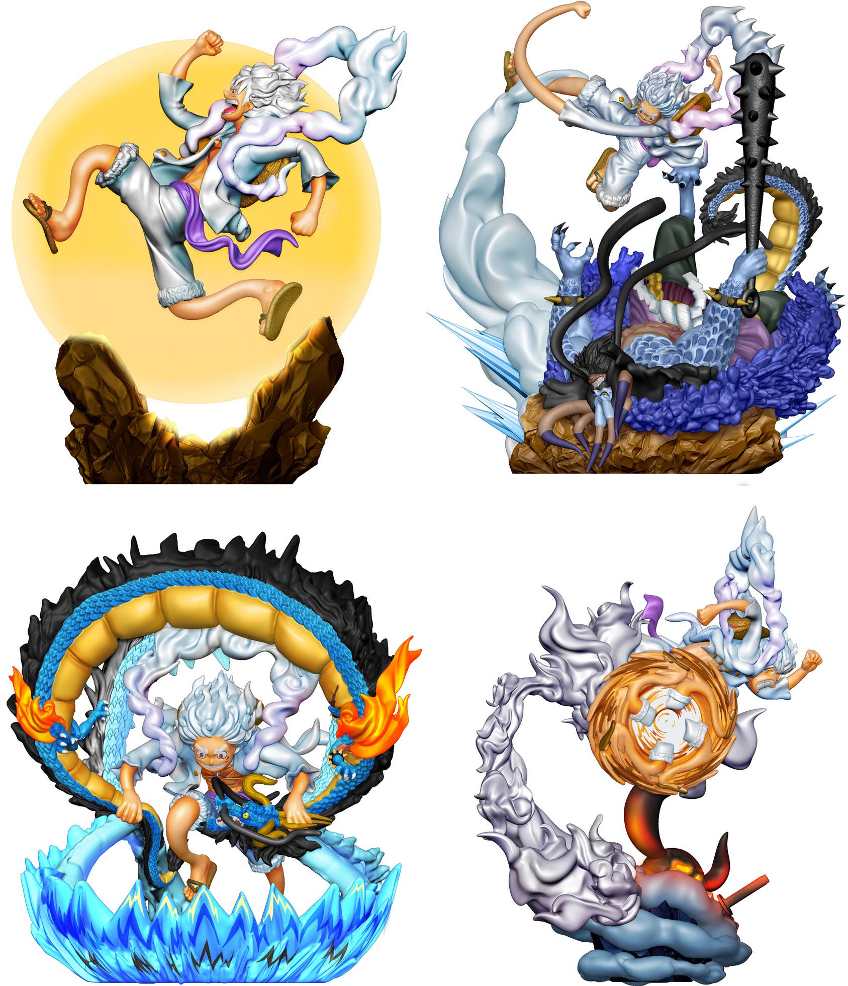 MegaHouse Pettitrama series LOGBOX RE BIRTH ONE PIECE Gear Five Special | 4975430518103