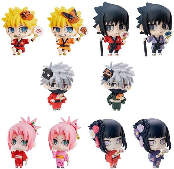 Megahouse Petit Chara Land Naruto 10th Anniversary Ver. 'Naruto', Box of 10 | 4535123830976