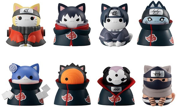 Megahouse Mega Cat Project Nyaruto Shippuden: Battle to defend Konoha 'Naruto', Box of 8
