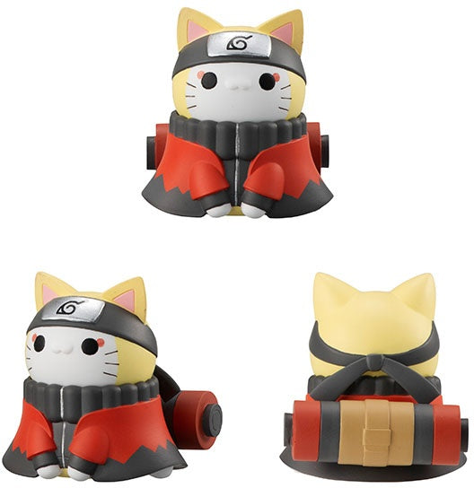 Megahouse Mega Cat Project Nyaruto Shippuden: Battle to defend Konoha 'Naruto', Box of 8
