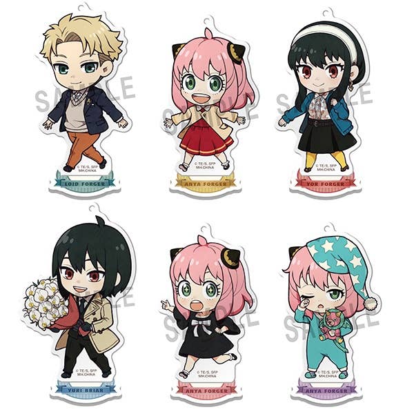 Megahouse Tokotoko Acrylic Stand "Spy x Family", Box of 6 | 4535123833229