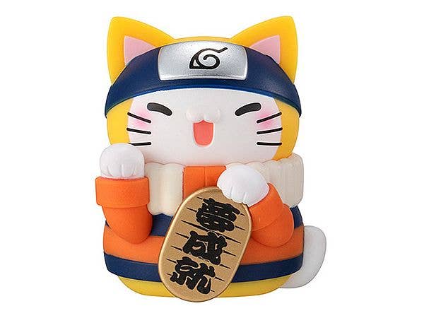 MegaHouse MEGA CAT PROJECT NARUTO Nyaruto Beckoning cat FORTUNE One more time | 4535123840319