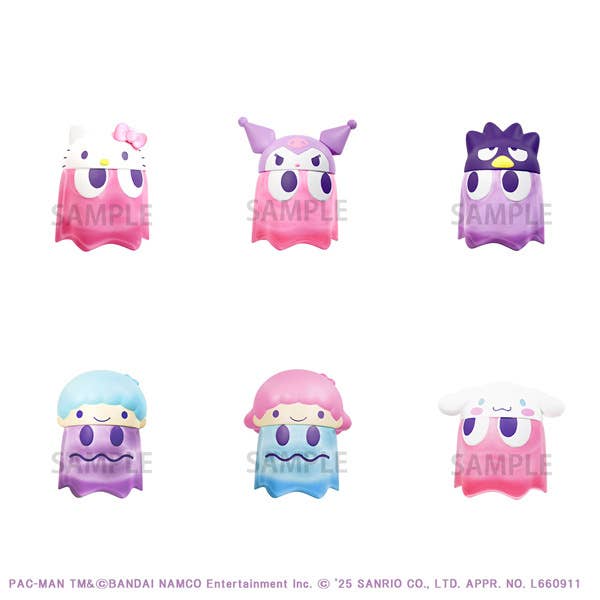 MegaHouse PAC-MAN×Sanrio Charactors Chibicollect Figure Vol.2 Clear Color Ver. | 4535123844478