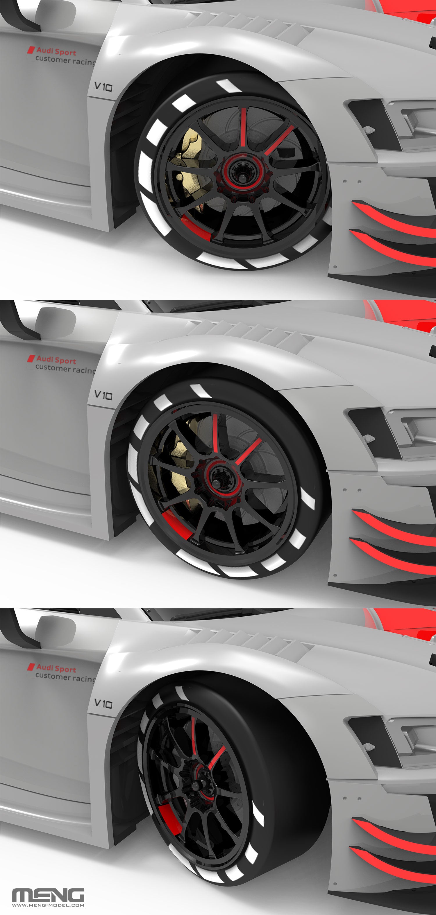 Meng 1/24 Audi R8 LMS GT3 2019 | 4897038553815