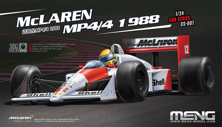 Meng 1/24 McLaren MP4/4 1988 | 4897038553983