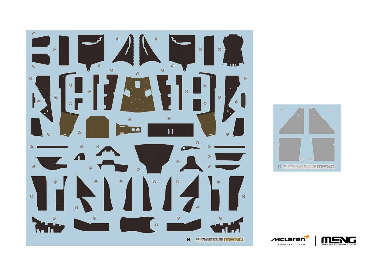 Meng 1/24 McLaren MP4/4 1988 | 4897038553983