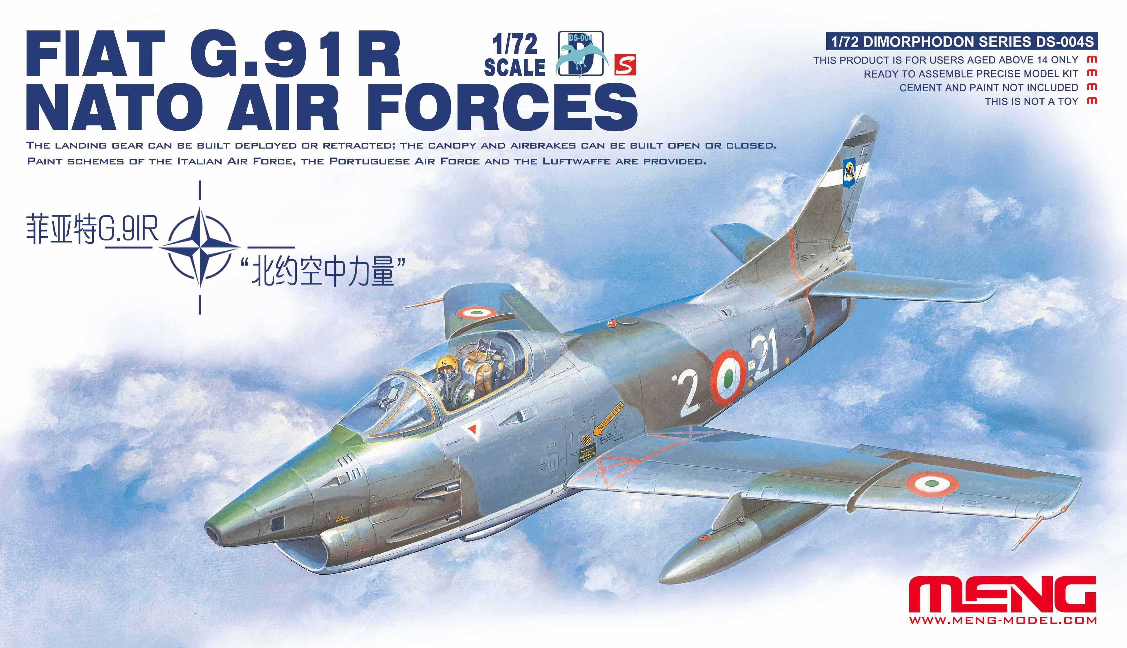 MENG 1/72 Fiat G.91 R | 4897038551156