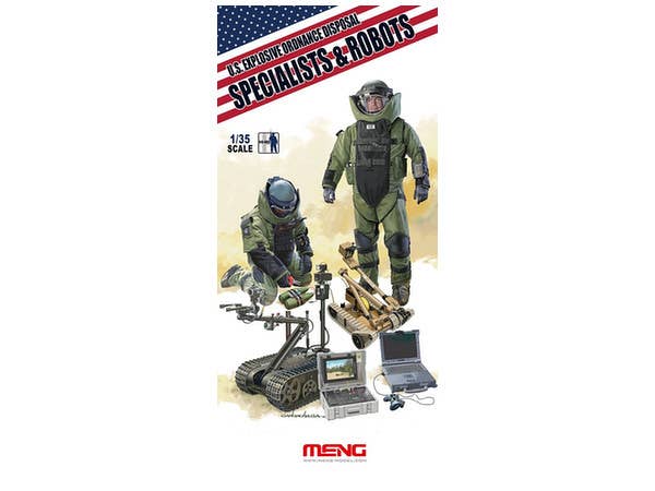Meng 1/35 U.S. Explosive Ordnance Disposal Specialists & Robots | 4897038550647