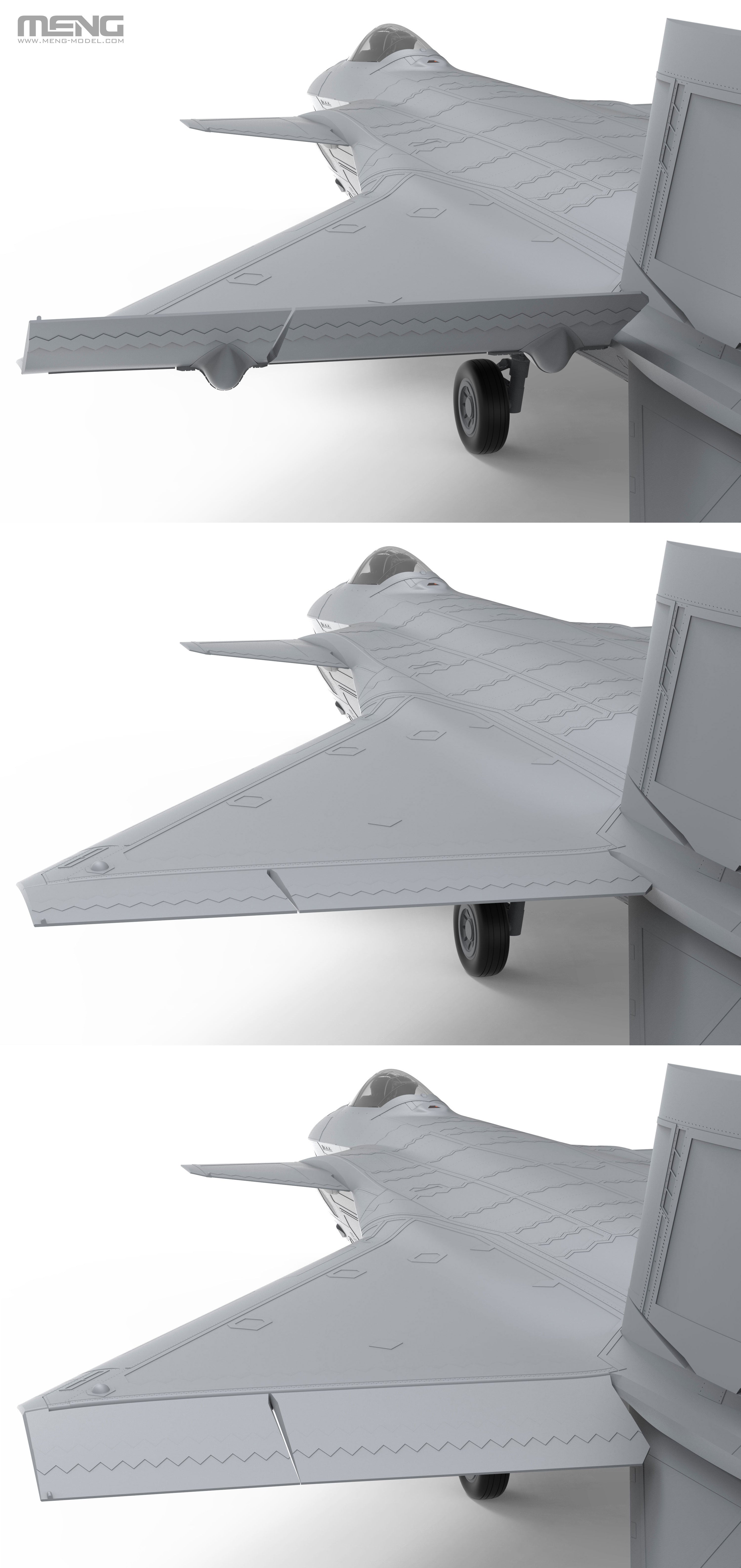 Meng 1/48 Chinese J-20 Stealth Fighter | 4897038553785