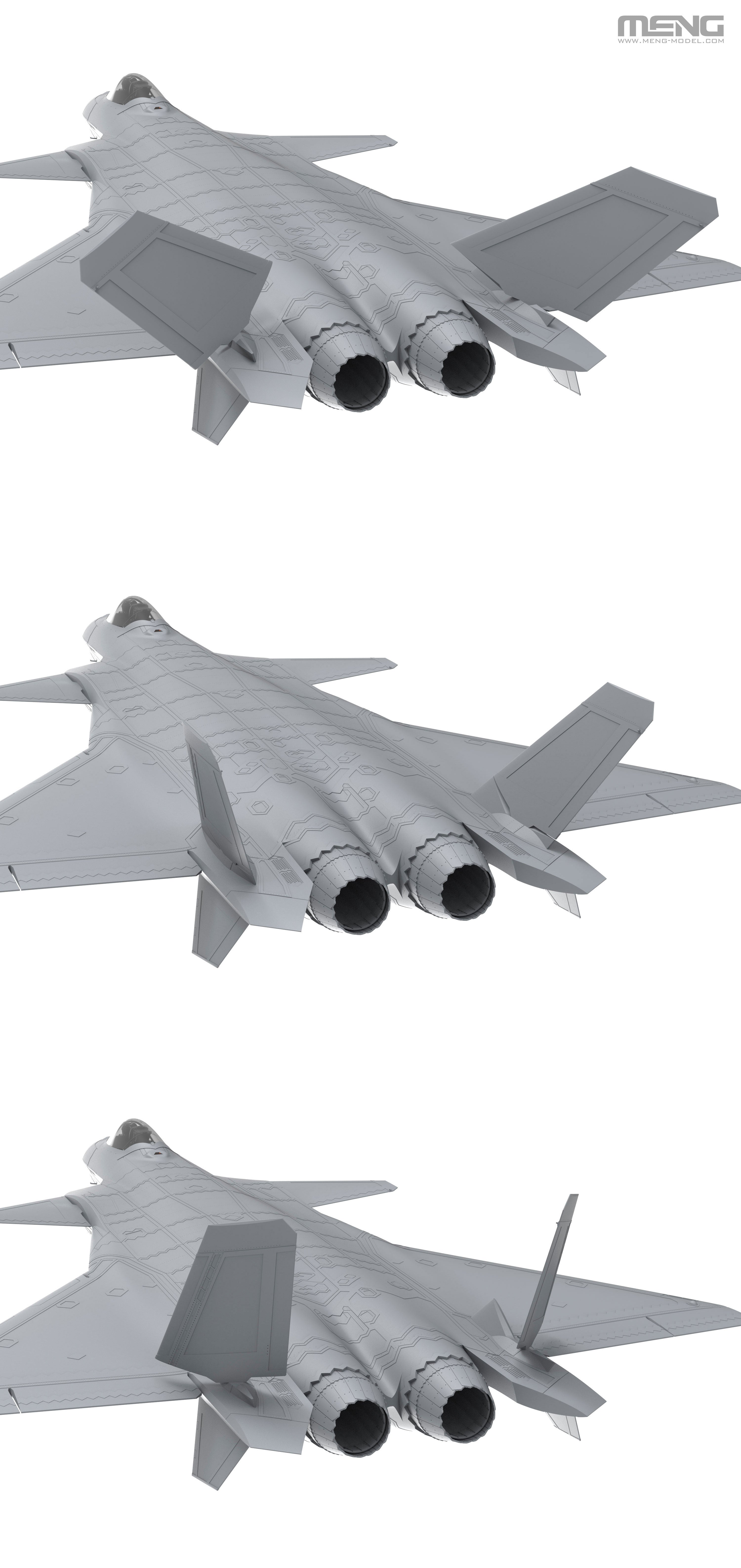Meng 1/48 Chinese J-20 Stealth Fighter | 4897038553785