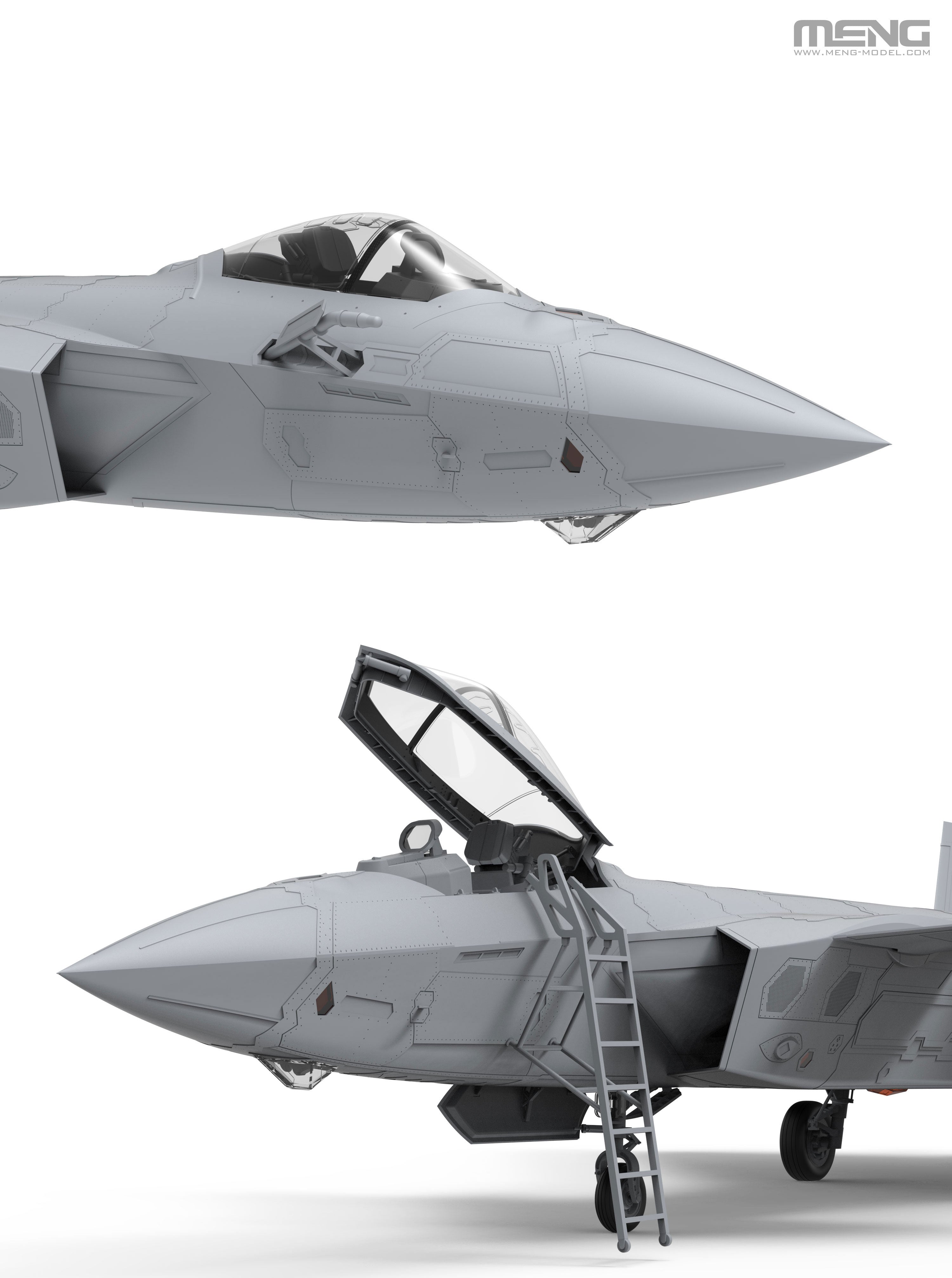 Meng 1/48 Chinese J-20 Stealth Fighter | 4897038553785