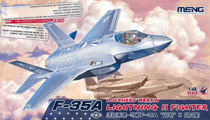Meng 1/48 Lockheed Martin F-35A Lightning II Fighter | 4897038551507