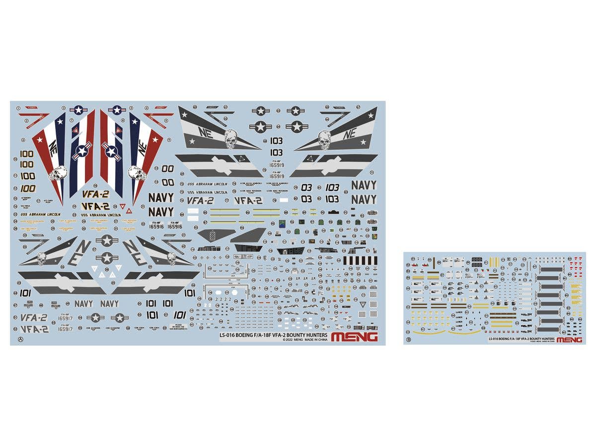 Meng 1/48 Boeing F/A-18F Super Hornet Bounty Hunters | 4897038553501