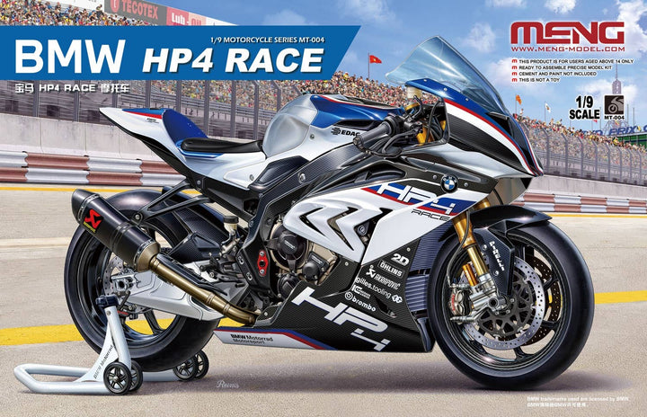Meng 1/9 BMW HP4 Race, Not A Pre-Colored Edition | 4897038553297
