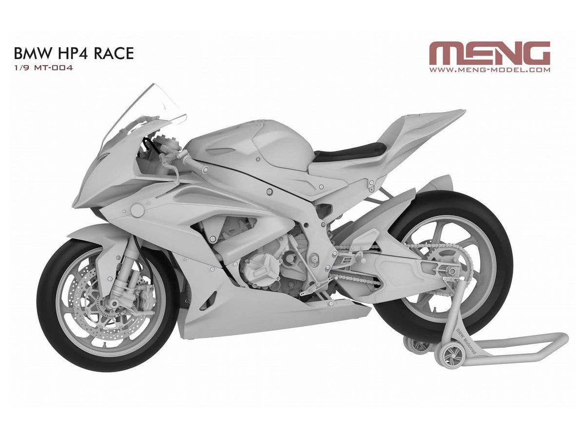 Meng 1/9 BMW HP4 Race, Not A Pre-Colored Edition | 4897038553297