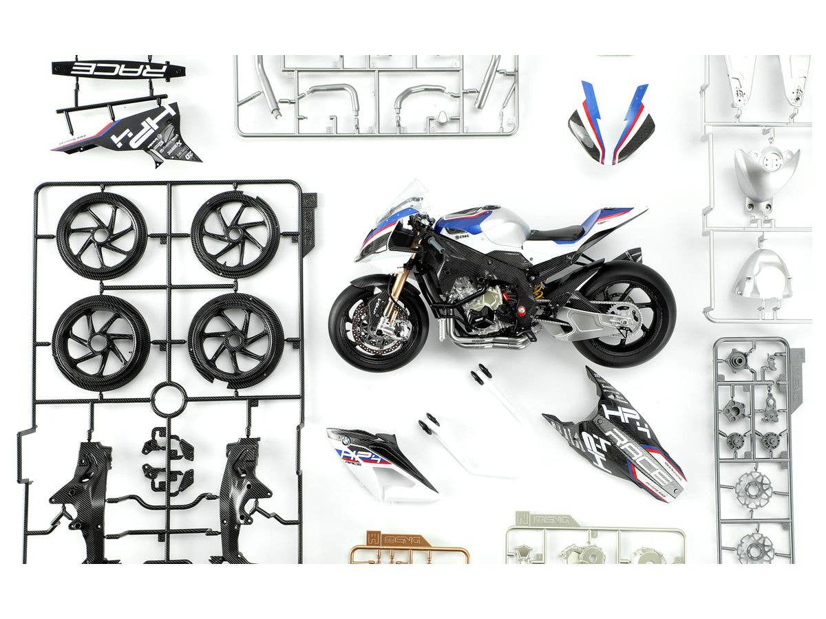 Meng 1/9 BMW HP4 Race (Pre-colored Edition) | 4897038553334