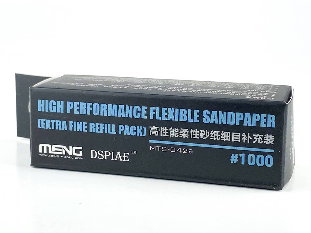 Meng x Dspiae High Performance Flexible Sandpaper Refill Pack (1000 Grit), Extra Fine - 6Pcs | 4897038552849