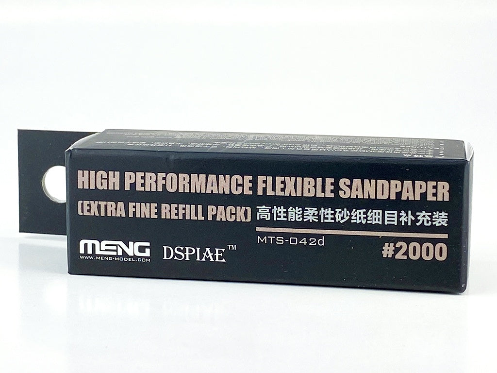 Meng x Dspiae High Performance Flexible Sandpaper Refill Pack (2000 Grit), Extra Fine - 6Pcs | 4897038552917