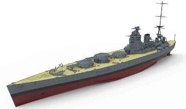Meng 1/700 ROYAL NAVY BATTLESHIP H.M.S. RODNEY (29)