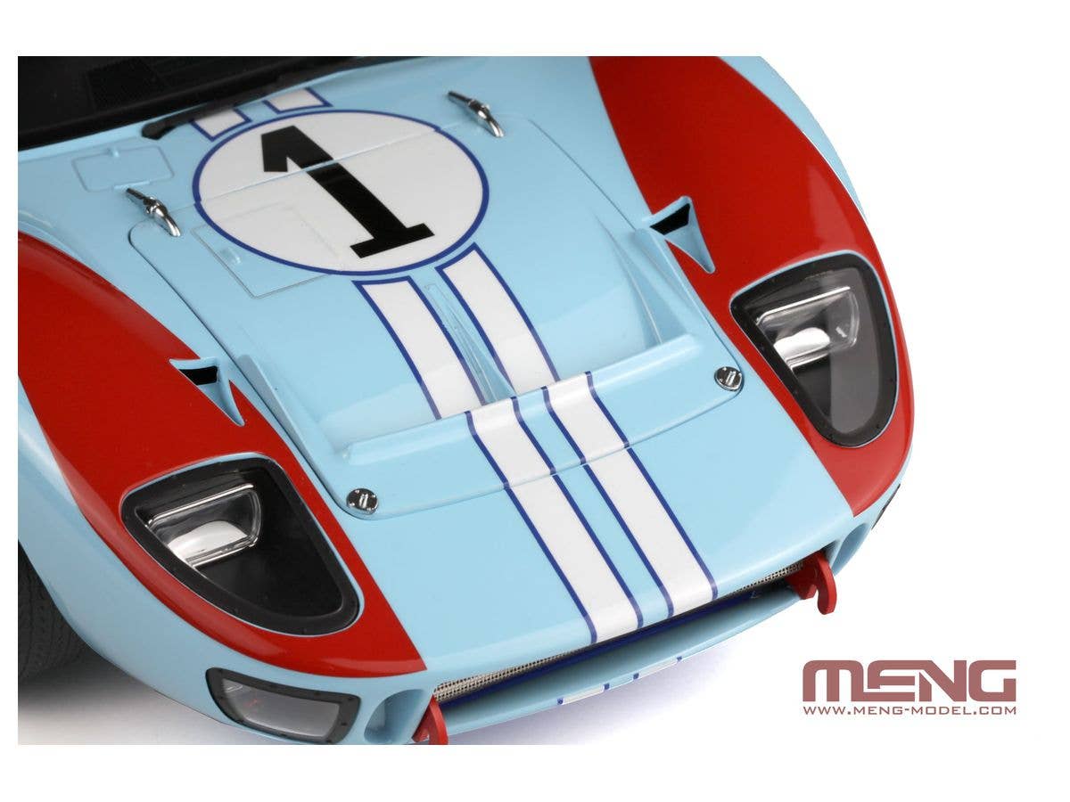 Meng 1/12 Ford GT40 Mk II Shelby American Team 24 Hours Le Mans 1966 | 4897038552931