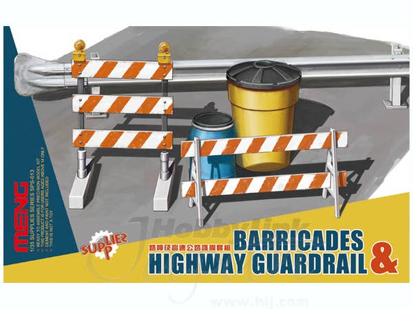 Meng 1/35 SPS-013 Barricades & Highway Guardrail | 4897038550432