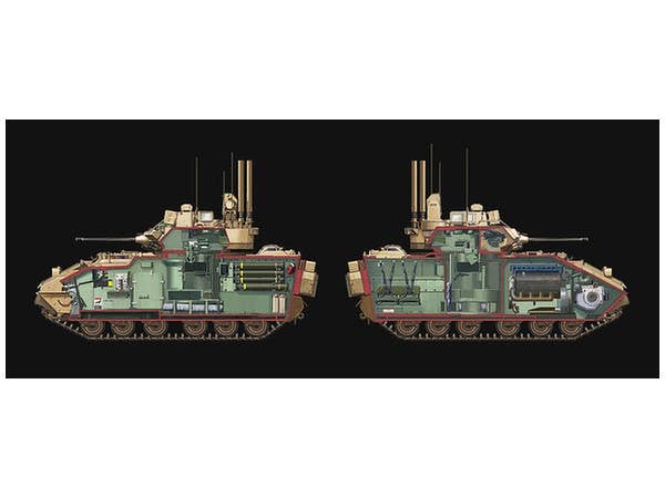 Meng 1/35 U.S. Cavalry Fighting Vehicle M3A3 Bradley with BUSK III Interior Set | 4897038550579